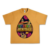 Peanut Butter teardrop Hispanic Heritage Urban Heavy Tee - BundleAndBundleShop