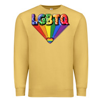 Antique Gold lgbtq pride Premium Sweatshirt - FaDigitalArtStudio