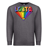 Charcoal Heather lgbtq pride Premium Sweatshirt - FaDigitalArtStudio