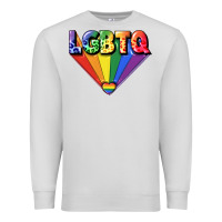 Dove Grey lgbtq pride Premium Sweatshirt - FaDigitalArtStudio