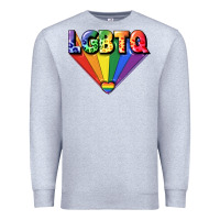 Heather Grey lgbtq pride Premium Sweatshirt - FaDigitalArtStudio