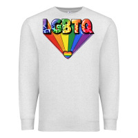 Oatmeal Heather lgbtq pride Premium Sweatshirt - FaDigitalArtStudio