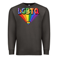 Smoke lgbtq pride Premium Sweatshirt - FaDigitalArtStudio