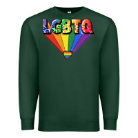 Sports Green lgbtq pride Premium Sweatshirt - FaDigitalArtStudio