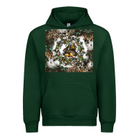Forest Green natures circle of life Urban Hoodie - CowhideDigitalArt