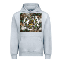 Heather Grey natures circle of life Urban Hoodie - CowhideDigitalArt