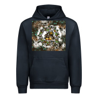 Navy natures circle of life Urban Hoodie - CowhideDigitalArt