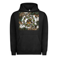Pigment Black natures circle of life Urban Hoodie - CowhideDigitalArt
