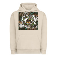 Pigment French Oak natures circle of life Urban Hoodie - CowhideDigitalArt