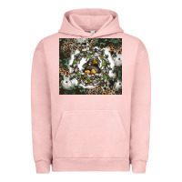 Pigment Salmon natures circle of life Urban Hoodie - CowhideDigitalArt