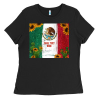 Black preview cactus sunflower mexican flag Ladies Tee - Jasminsmagicworld