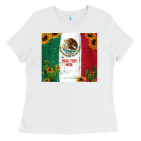 White preview cactus sunflower mexican flag Ladies Tee - Jasminsmagicworld