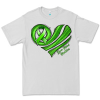 Dove Grey mental health awareness heart Premium Tee - Jasminsmagicworld