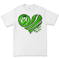 White mental health awareness heart Premium Tee - Jasminsmagicworld