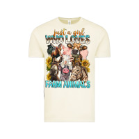 Vintage Arctic Just A Girl Who Loves Farm Animals Vintage Tee - BundleAndBundleShop
