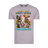 Vintage Zinc Just A Girl Who Loves Farm Animals Vintage Tee - BundleAndBundleShop