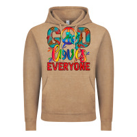 Vintage Coffee LGBTQ+ God Loves Everyone Vintage Hoodie - BundleAndBundleShop