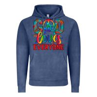 Vintage Denim LGBTQ+ God Loves Everyone Vintage Hoodie - BundleAndBundleShop