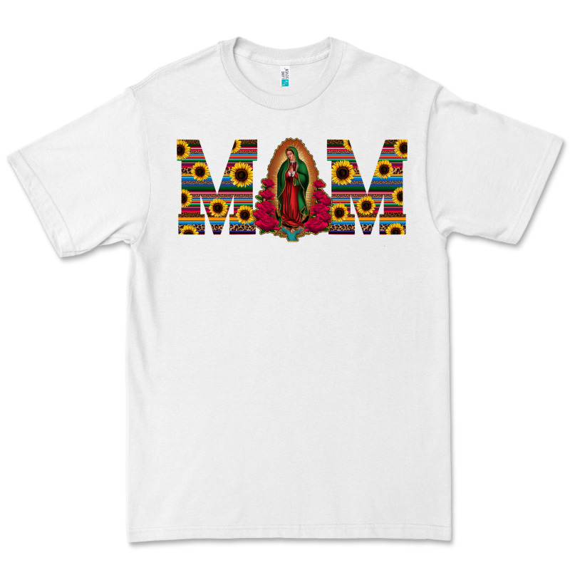 Mom Lady Of Guadalupe  Serape Sunflower Premium Tee by Jasminsmagicworld | Teevron