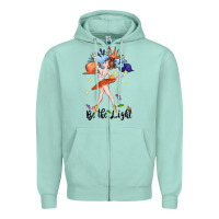 Seafoam be the light Zipper Hoodie - CowGirlArtShop