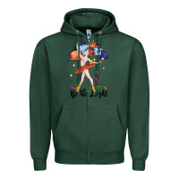 Sports Green be the light Zipper Hoodie - CowGirlArtShop