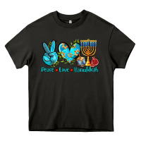 Asphalt peace love hanukkah Heavy Core Tee - AdoDesignShop