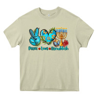 Mossy peace love hanukkah Heavy Core Tee - AdoDesignShop