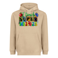Mushroom I teach super heroes Heavyweight Hoodie - FaDigitalArtStudio