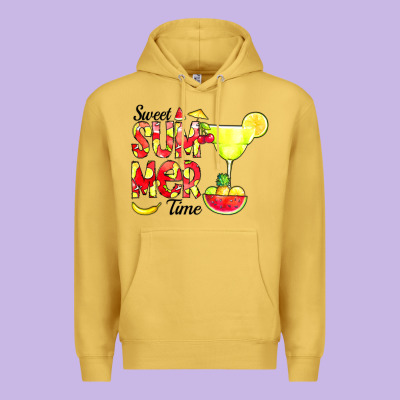 Sweet Summer Time Fruits Premium Hoodie Designed By Cowcowdesign