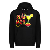 Black sweet summer time fruits Premium Hoodie - CowCowDesign