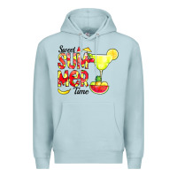 Blue Mist sweet summer time fruits Premium Hoodie - CowCowDesign