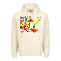 Sandshell sweet summer time fruits Premium Hoodie - CowCowDesign