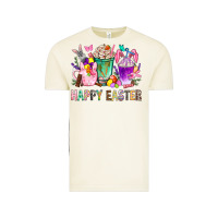 Vintage Arctic Happy Easter Coffee Cups With Bunny Vintage Tee - BundleAndBundleShop