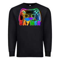 Black Gaymer Premium Sweatshirt - FaDigitalArtStudio