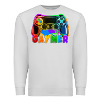 Dove Grey Gaymer Premium Sweatshirt - FaDigitalArtStudio