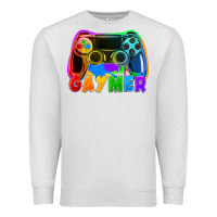 Oatmeal Heather Gaymer Premium Sweatshirt - FaDigitalArtStudio