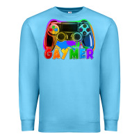 Ocean Blue Gaymer Premium Sweatshirt - FaDigitalArtStudio