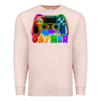Pale Pink Gaymer Premium Sweatshirt - FaDigitalArtStudio
