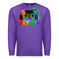 Purple Gaymer Premium Sweatshirt - FaDigitalArtStudio