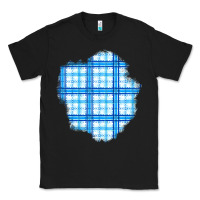 Black Winter Tartan Patch Classic Tee - BundleAndBundleShop