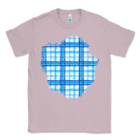 Lilac Winter Tartan Patch Classic Tee - BundleAndBundleShop