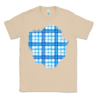 Mushroom Winter Tartan Patch Classic Tee - BundleAndBundleShop