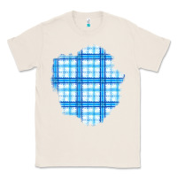 Natural Winter Tartan Patch Classic Tee - BundleAndBundleShop
