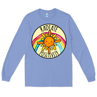 Colony Blue Radiate Positivity Long Sleeve Tee - Bettercallsaul