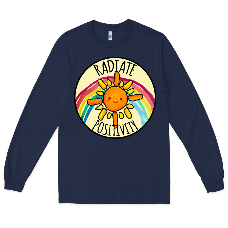 Radiate Positivity Long Sleeve Tee by Bettercallsaul | Teevron