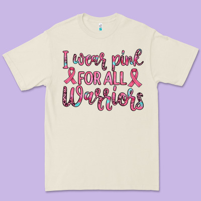 I Wear Pink For All Warriors Premium Tee Designed By Jahusdesignshop