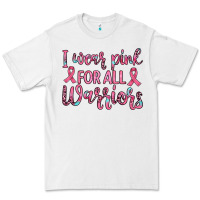 White i wear pink for all warriors Premium Tee - JahusDesignShop