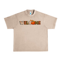 French Oak welcome pumpkin Urban Heavy Tee - BundleAndBundleShop