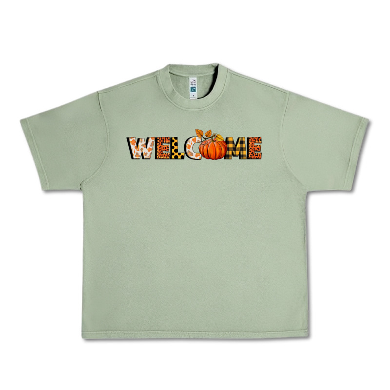 Welcome Pumpkin Urban Heavy Tee by BundleAndBundleShop | Teevron