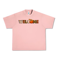 Salmon welcome pumpkin Urban Heavy Tee - BundleAndBundleShop